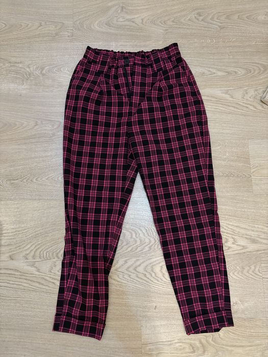 Штаны bershka в клетку