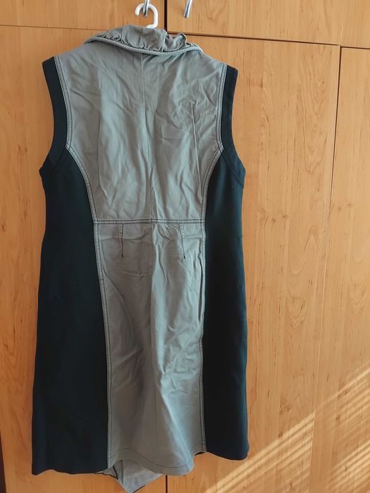 Дамски сукман от трико и плат.