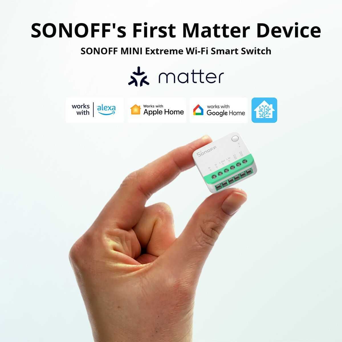 SONOFF Mini R4 Extreme Matter Wi-Fi интелигентен прекъсвач