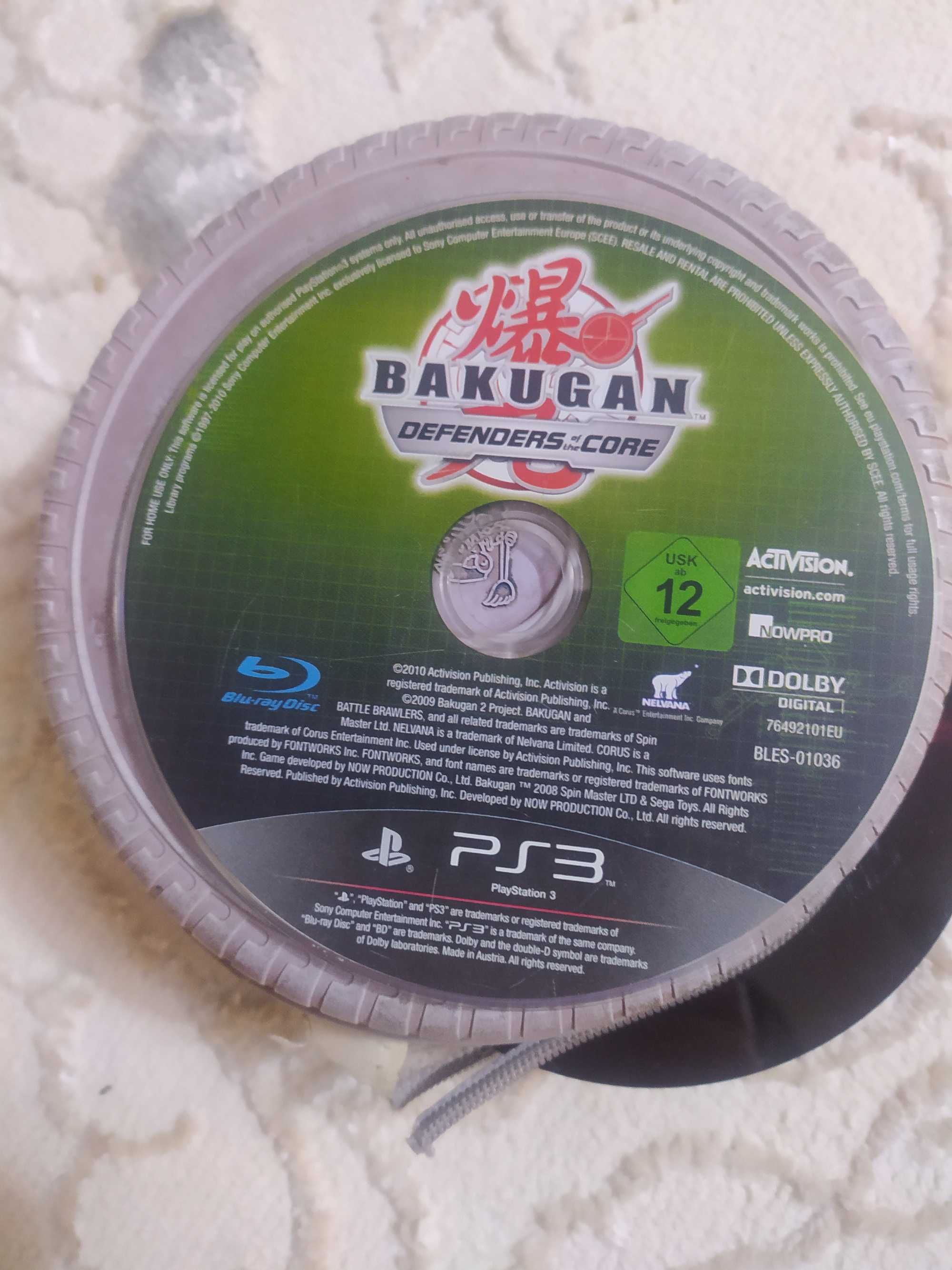 Продам игры Пс3 игра,Bakugan Defenders Core