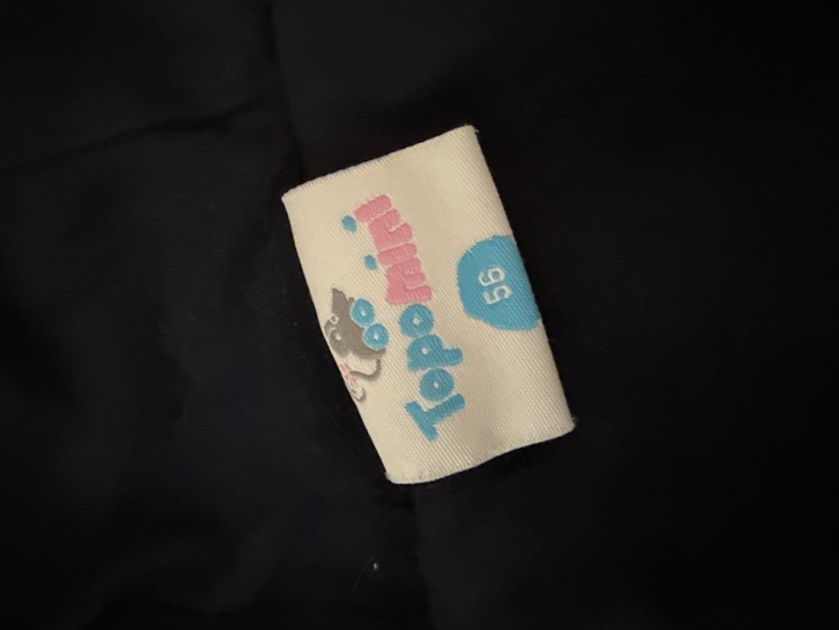 Geaca de iarna bebe bleumarin