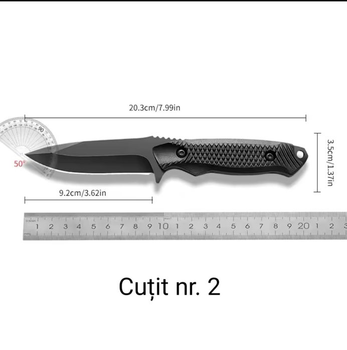 Vând cuțit pentru activități outdoor (drumeții,  camping, etc)