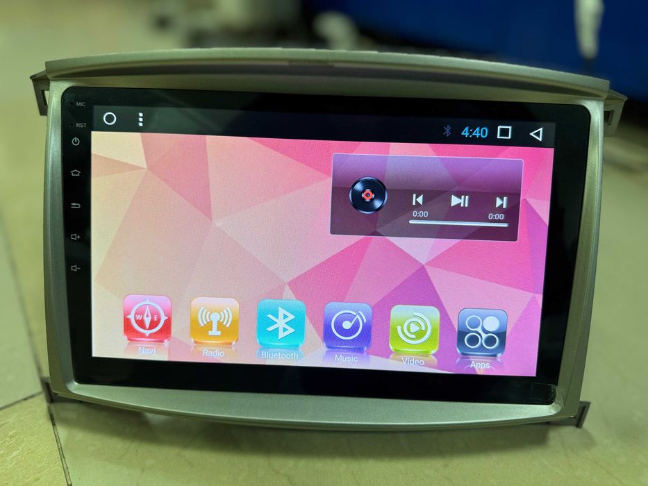 Проигрыватель, автомагнитола Android на Toyota Land Cruiser 100