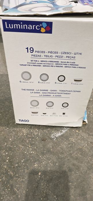 Set farfurii Luminarc Tiago 19 Bucati