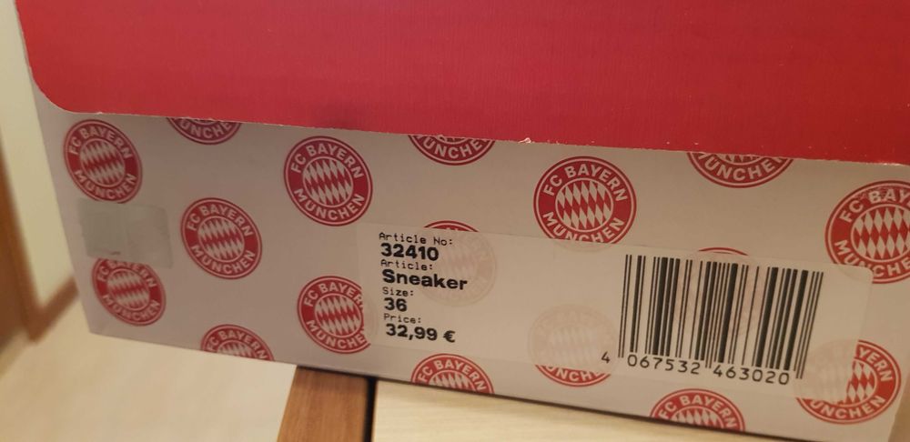 Маратонки FC Bayern Munchen ( Байерн Мюнхен ) 36 номер