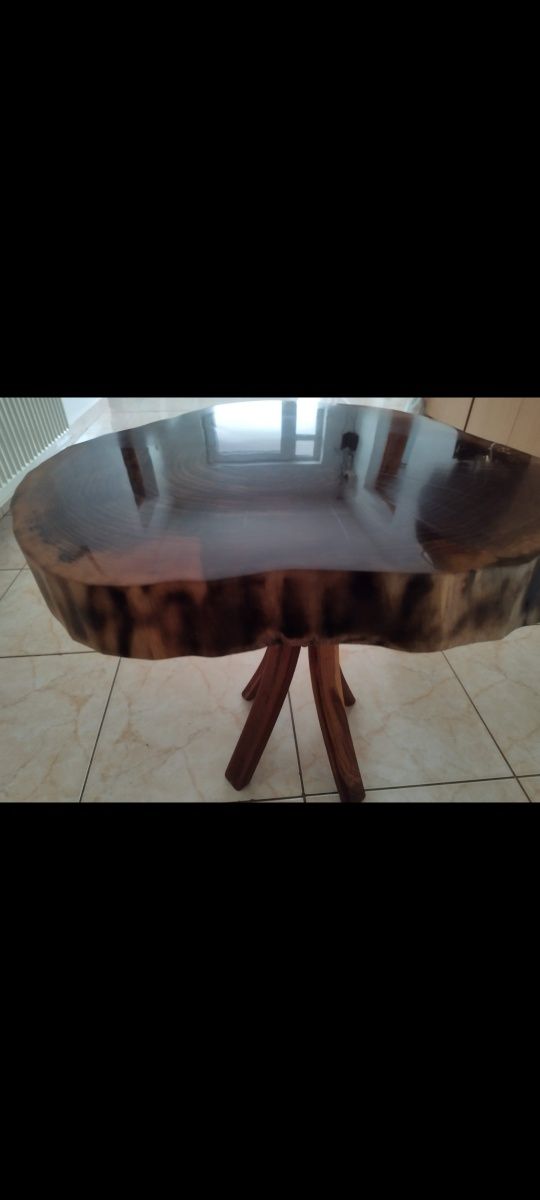 Masa rotunda epoxy