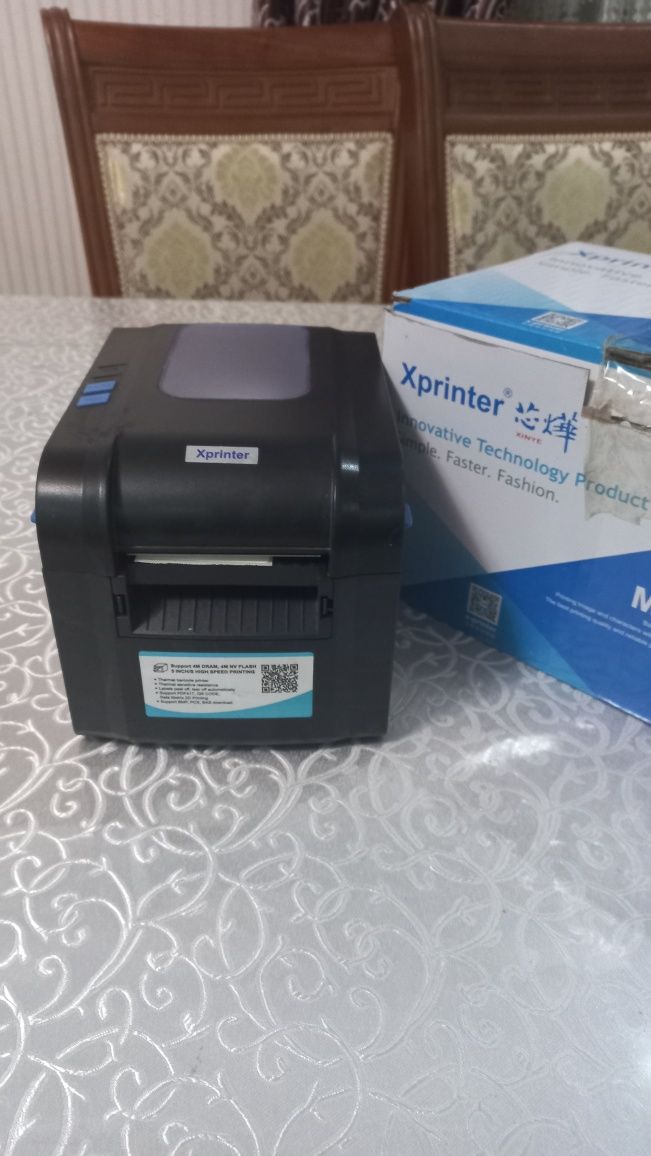 Чековый  принтер, принтер для  этикеток  и сканер штрих-кода беспровод