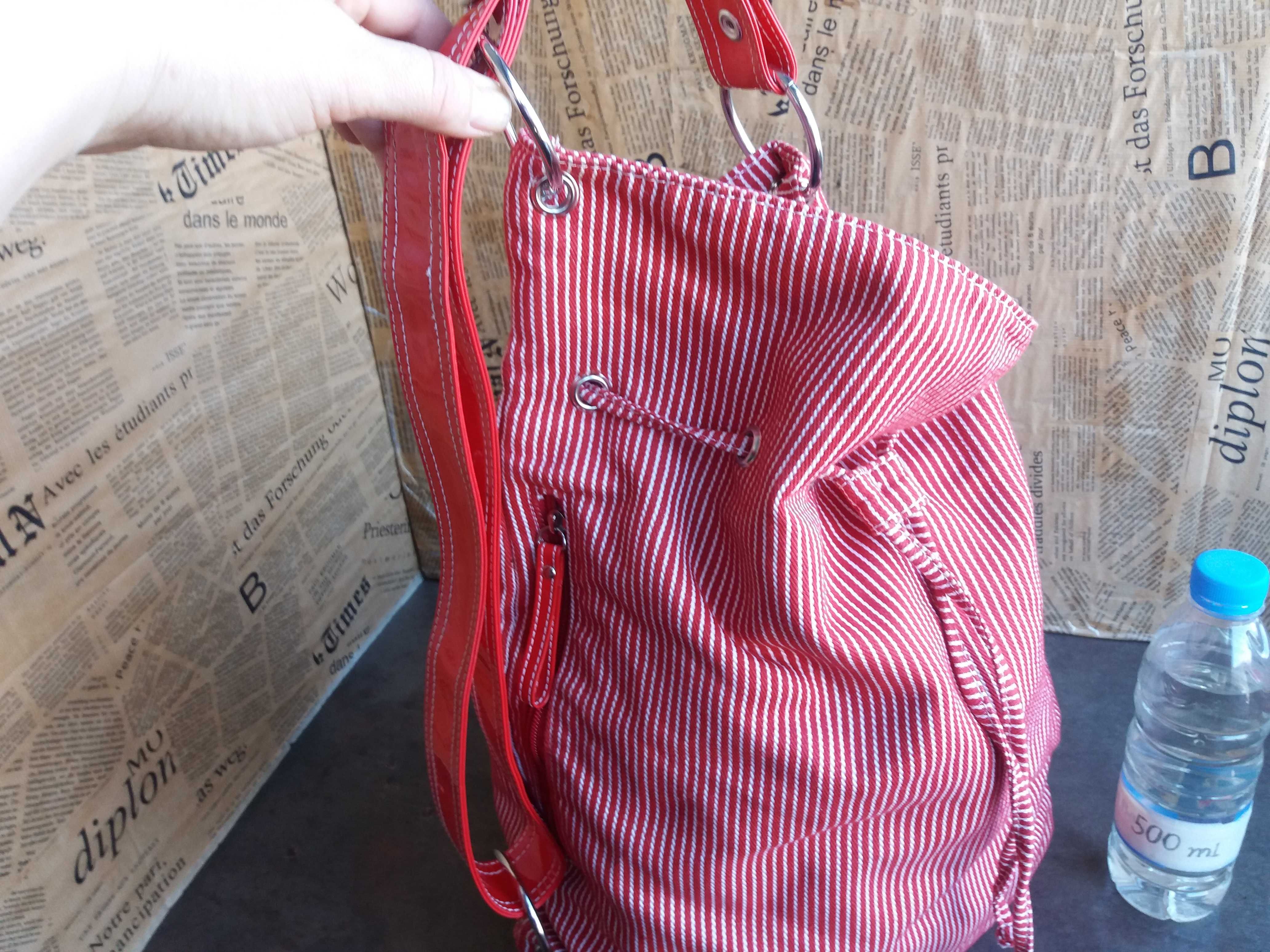 Червена чанта.торба.раница