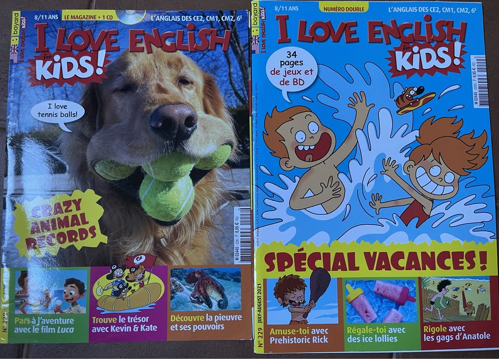 Revista bilingva franceza-engleza “I love English for Kids”