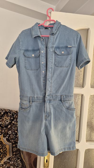 Salopeta scurta de blugi