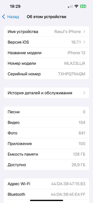 Iphone 13 Black 128 Gb LLA