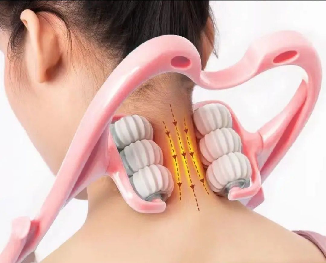 Массажер для шеи роликовый