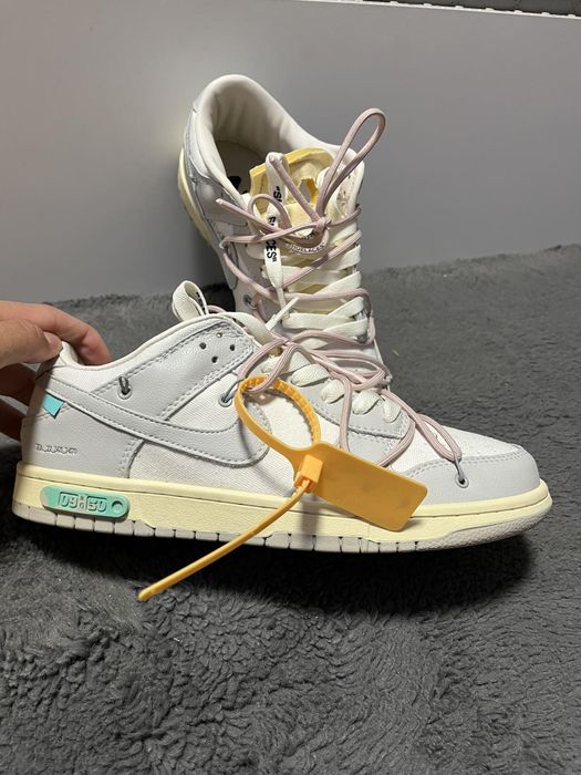 Nike off white low dunk lot 9, 45 номер