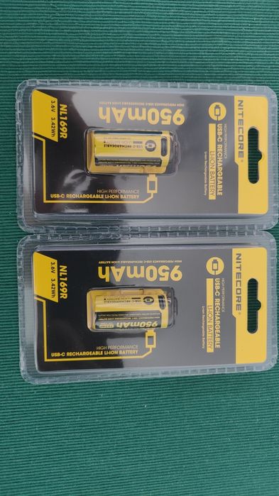 Acumulator Nitecore 16340 18650 tip c