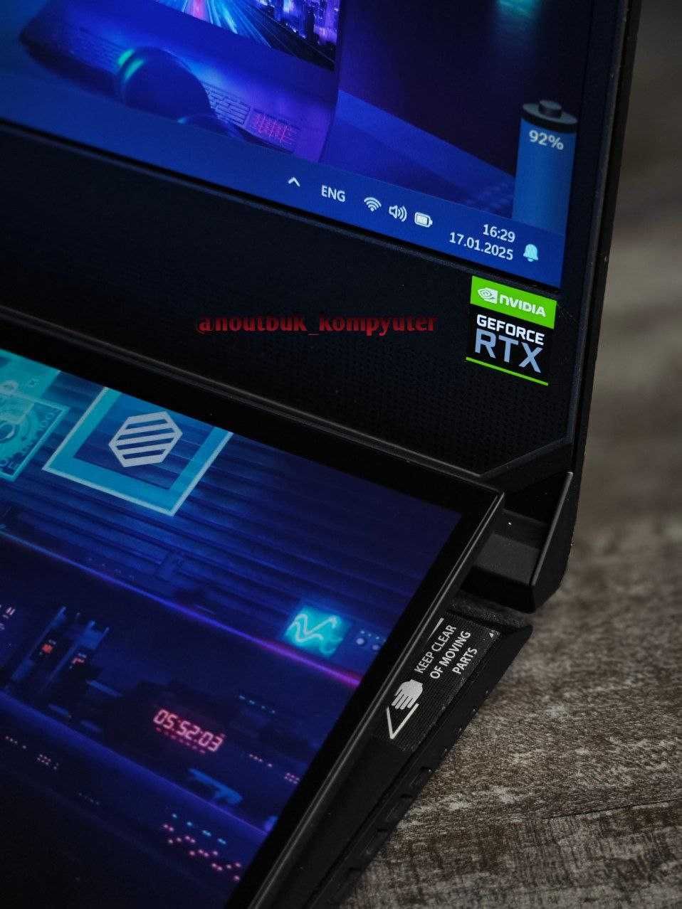Мощный игровой Asus Rog Zephyrus Duo RTX 3070