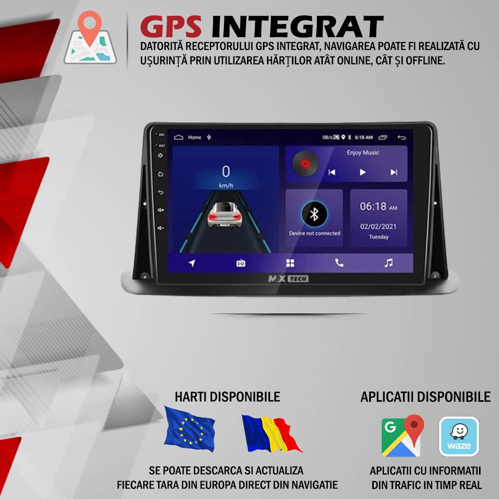 Navigatie Renault Megane 3 dedicata Android 4GB Ram Octa-Core WiFi,BT