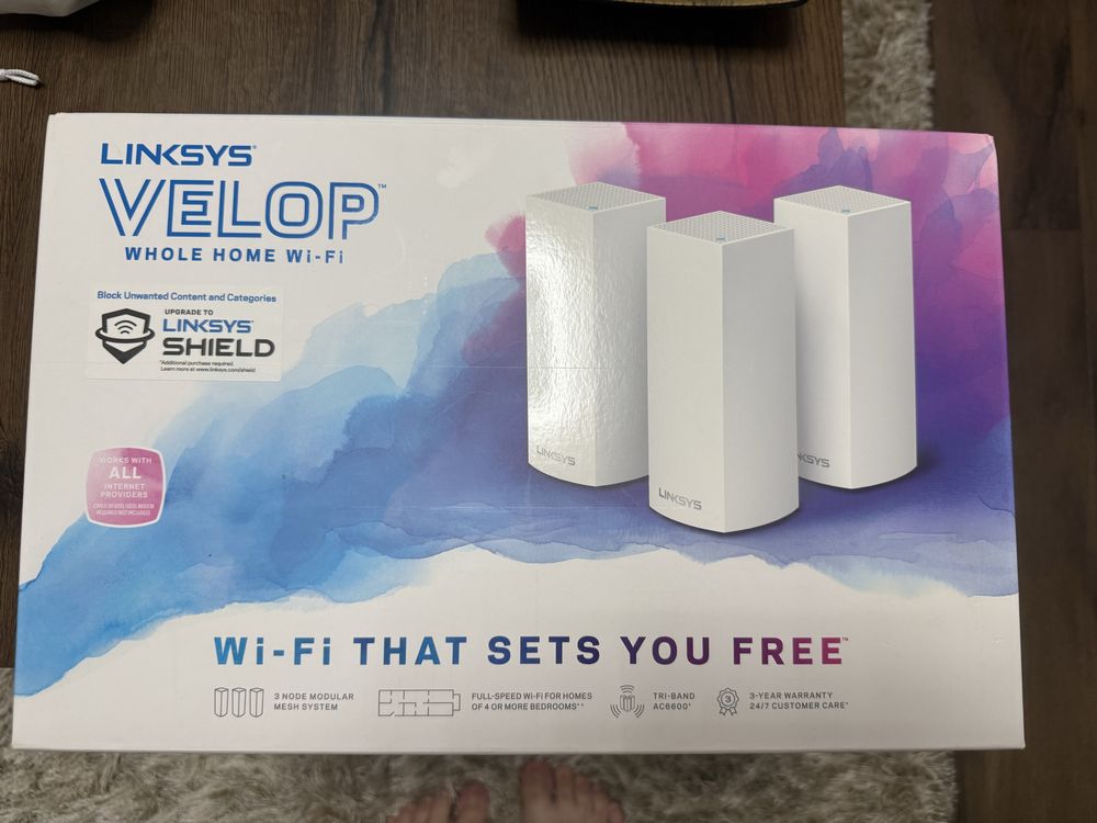 Рутер Linksys VELOP AC6600, Система Whole Home Wi-Fi Router