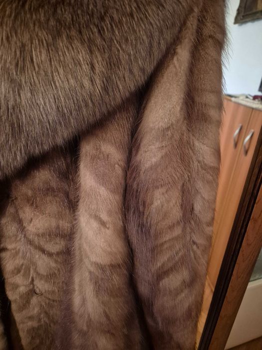 Vand haina lunga din blana de nurca