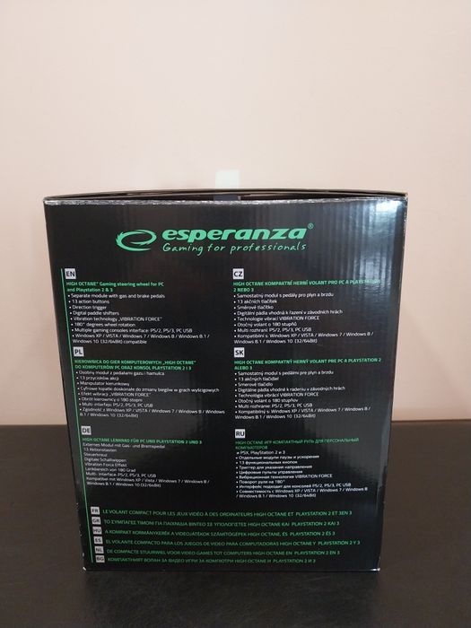 Състезателен волан - Gaming Racing Wheel (Esperanza)