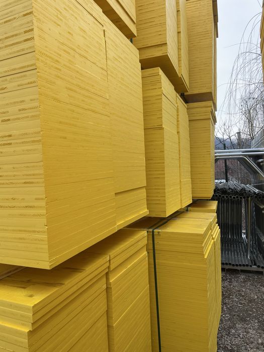 Cofraje doka, placa galbena pentru cofrare, panou cofrage