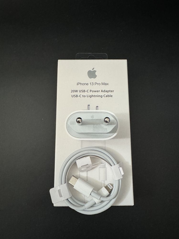  Оригинален Комплект зарядно/адаптер за iPhone/Apple/айфон 20W Fast