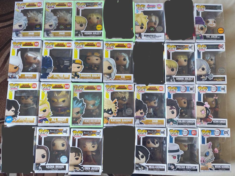 Funko pops #Anime #Aot #Mha #Demonslayer #JujutsuKaisen #Batman