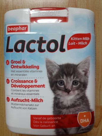Lactol - lapte praf pentru pisici, 500 g + păpică - livrare gratuita