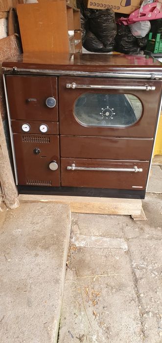 Сръбска печка с водна риза 20 kw Alfa plam +помпа