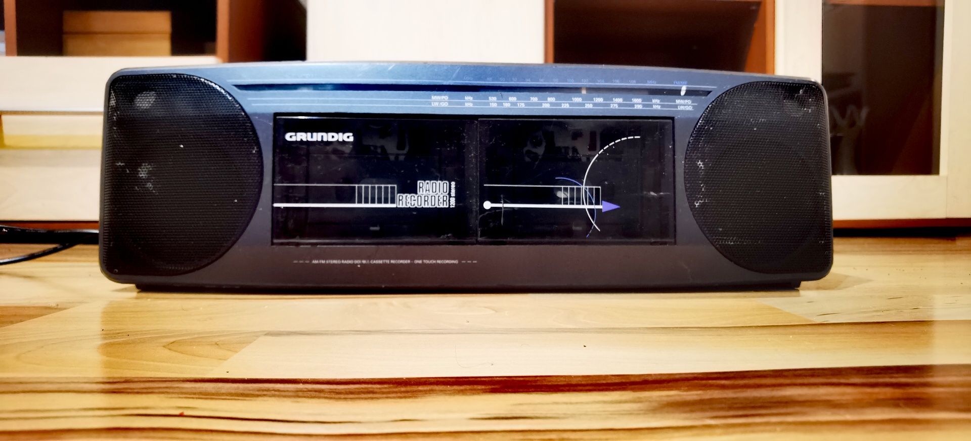Radio casetofon dublu Grundig RR 1200 retro vintage colecție anii 80