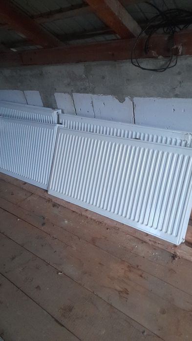 Termoșemineu 25 kw +calorifere  oțel+ pompă recirculare  apă