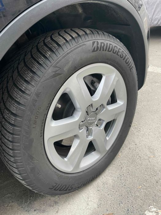 Roti 18 cu anvelope iarna Bridgestone Touareg 7p, Audi q7, Cayenne2013