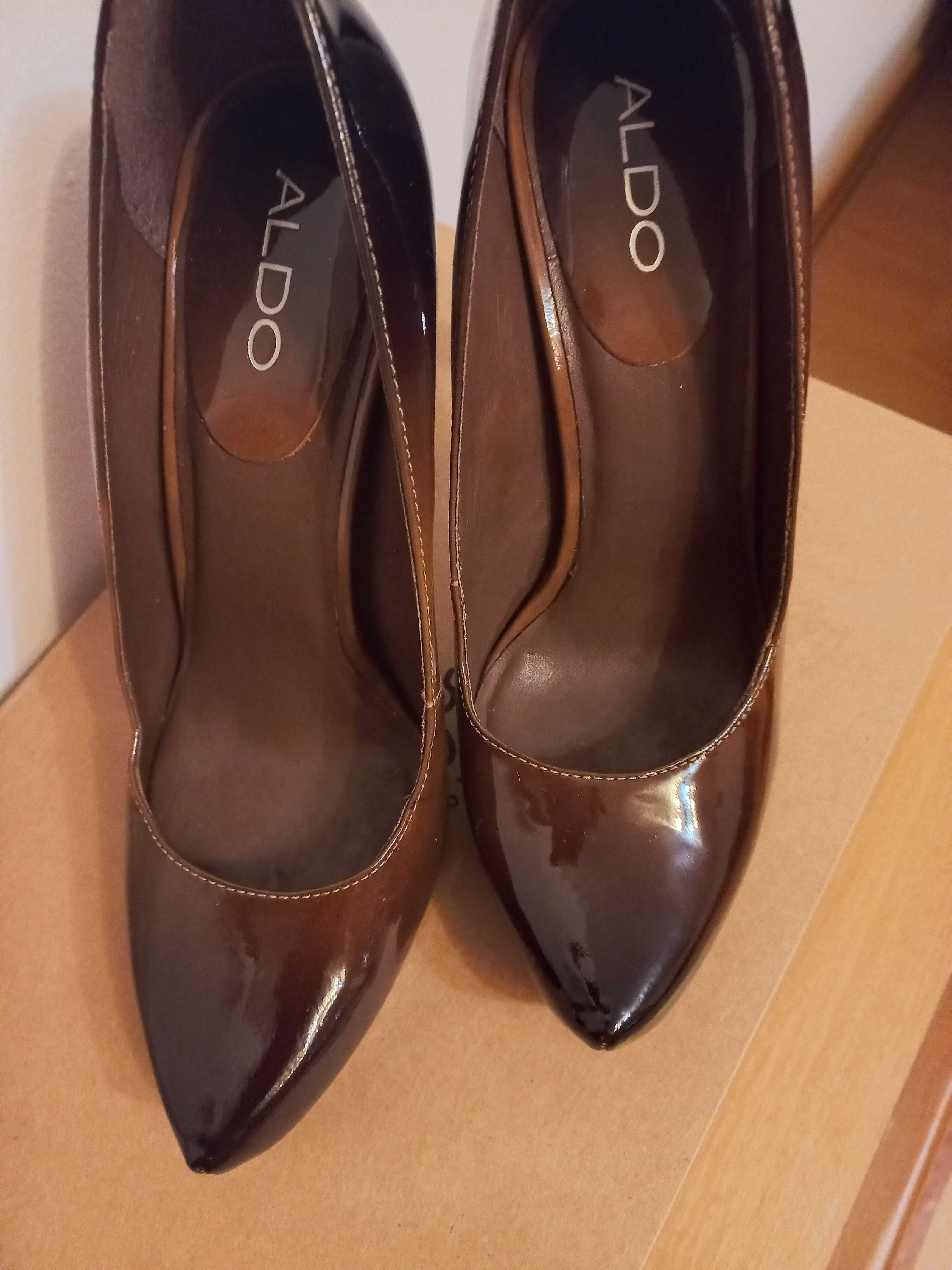 Pantofi Aldo maro degrade masura 37 - 38 stare foarte buna.