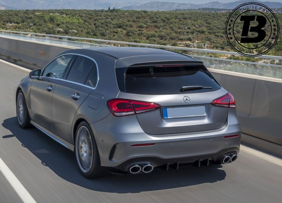 Difuzor Bara Spate cu Ornamente compatibil cu Mercedes A Class W177 A53 Design