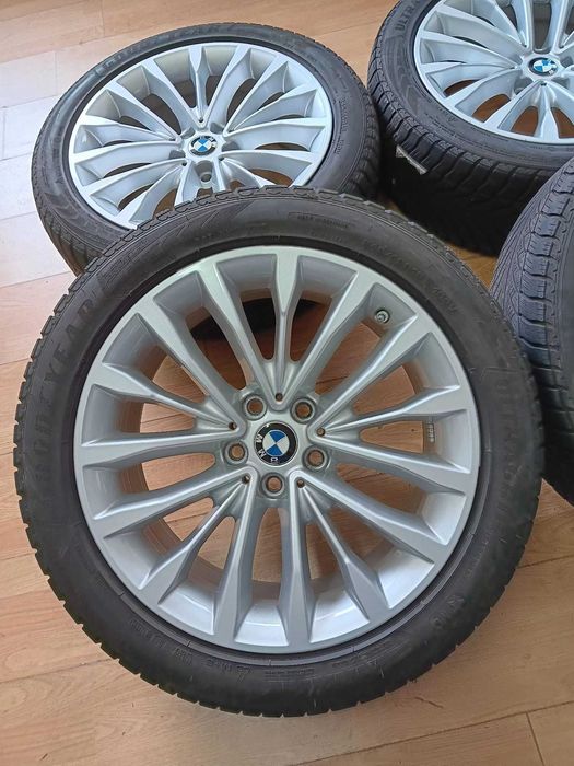 Jante 18 BMW seria 5 G30 G31 G38 cu senzori anvelope MS 245 45 R18 OEM