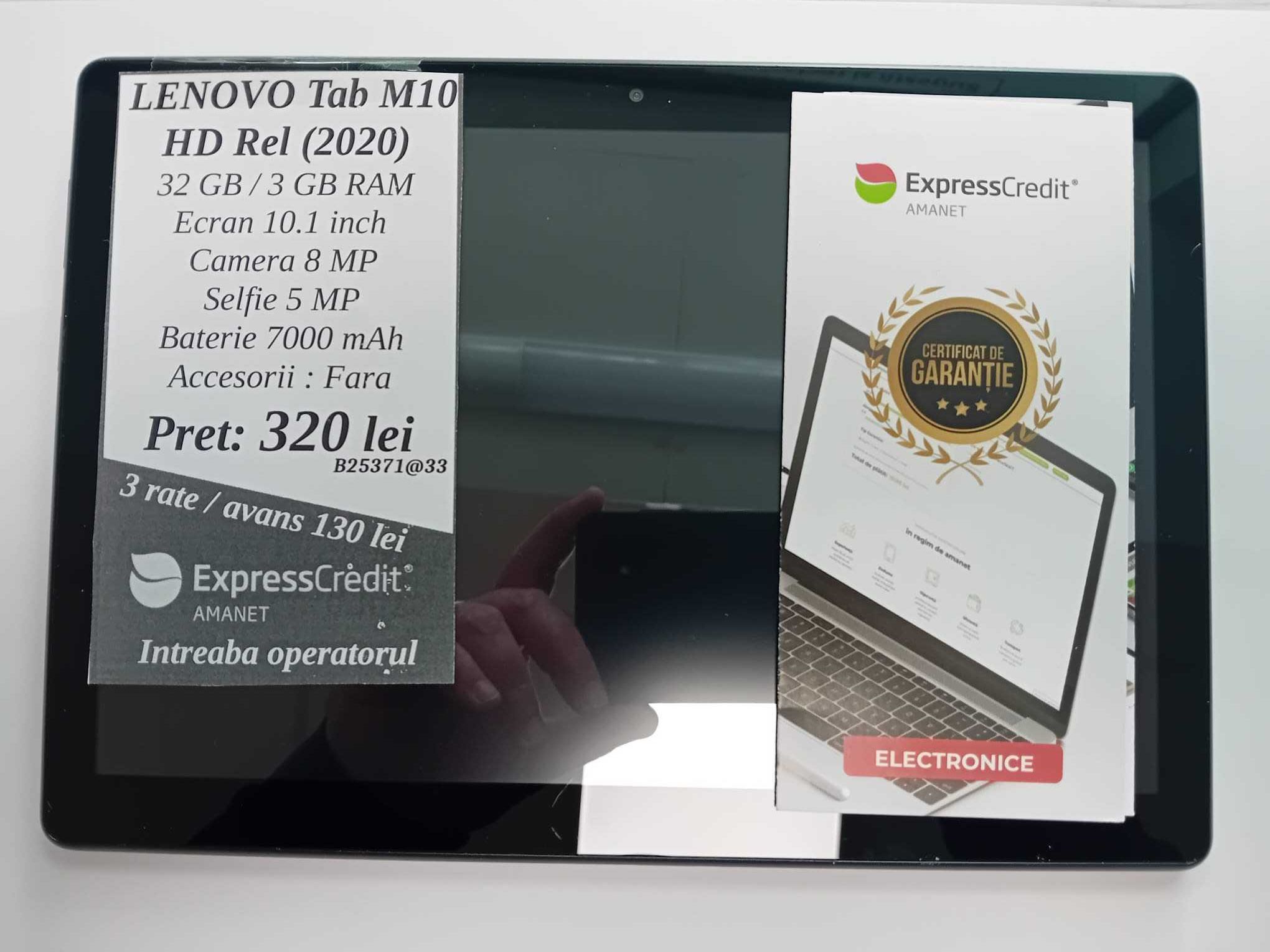 (Ag33) Tableta Lenovo Tab M10 FHD Rel