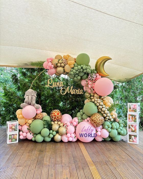 Aranjamente botez , decoratiuni cu  baloane