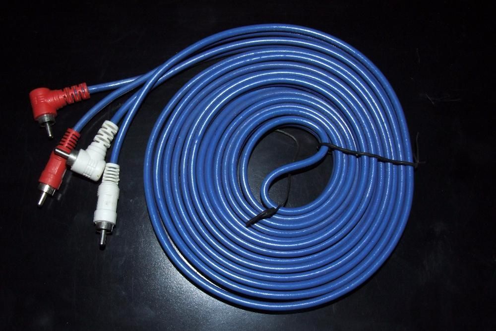 Cablu audio profesional Harmtesam High Power 2+2 RCA tata, 4.2 m, NOU