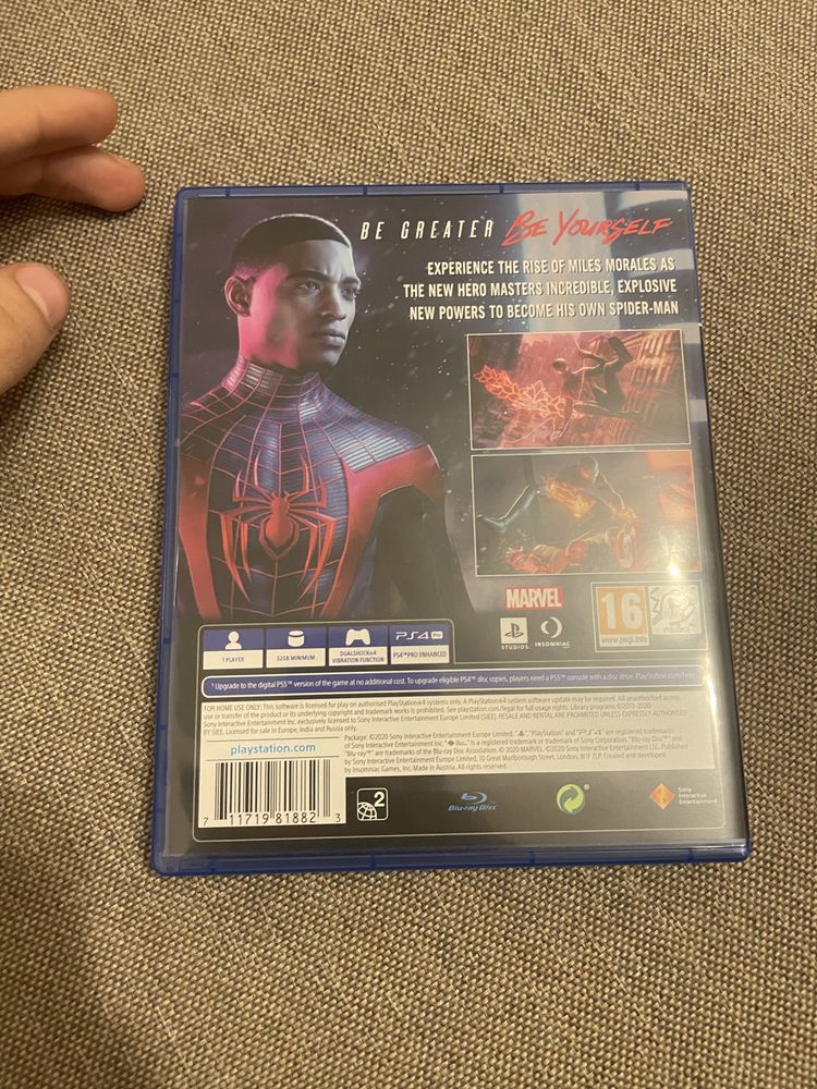 Spider man Miles Morales PS4