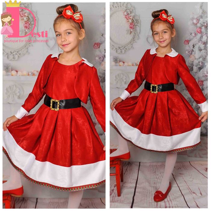 Детски рокли ТЕДИ-МОД - коледни рокли