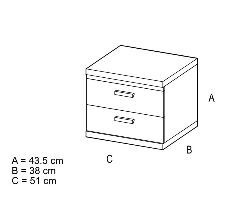 Set comoda si noptiera