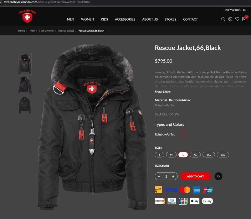 Geaca/Jacheta Wellensteyn Rescue Team - ( fara gluga)