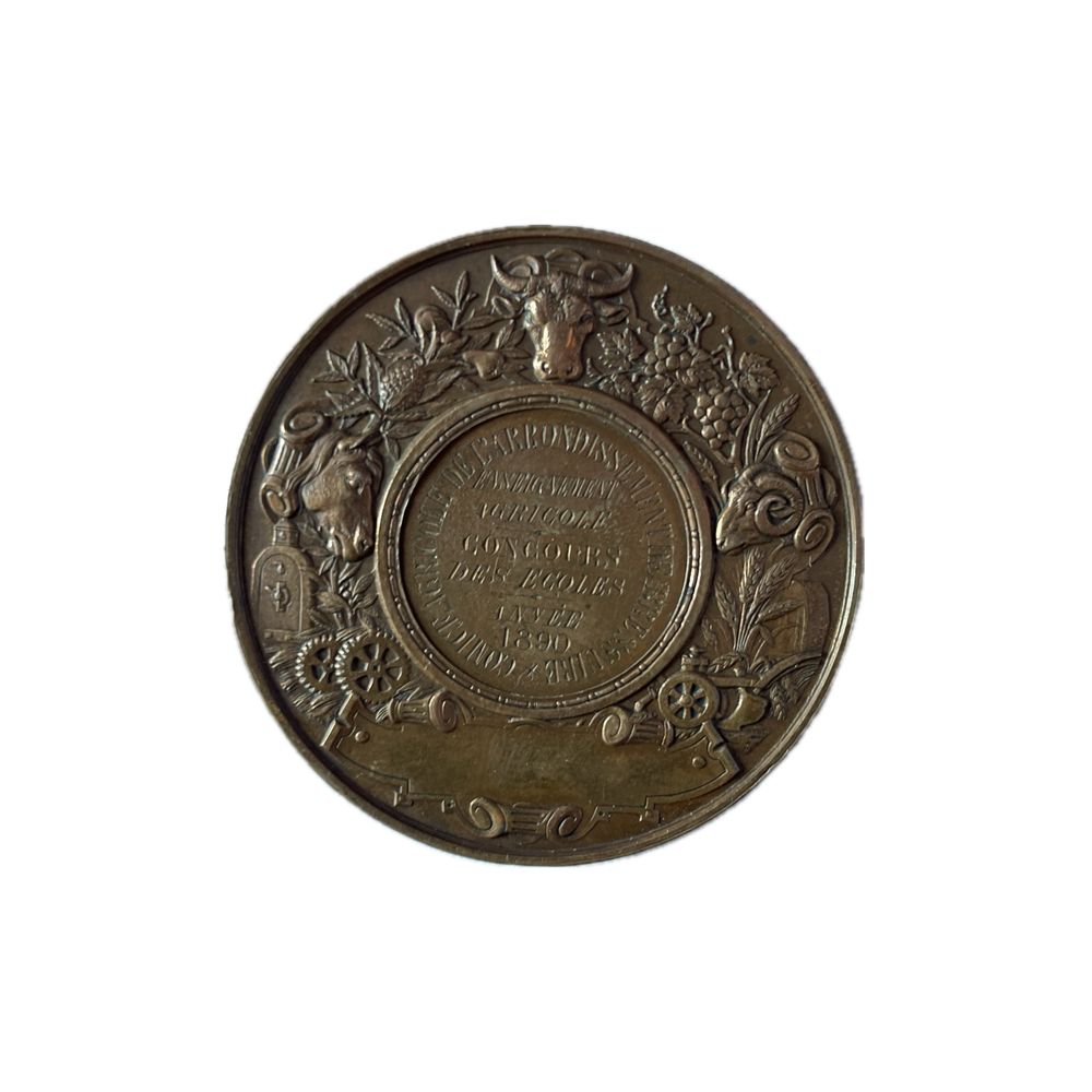 Medalie din cupru Republique Francais
