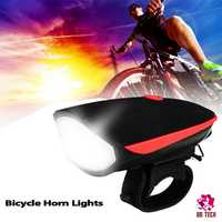 Far Lanterna Sonerie Claxon ghidon bicicleta lumini LED incarcare USB