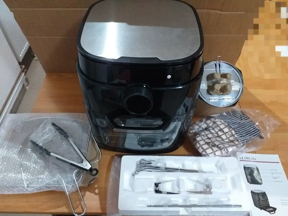 ULTREAN 12 litri combinat cuptor cu friteură cu aer, rotisor, cuptor