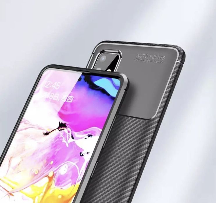 Husa Samsung S20/S21/S22/S23 Plus Ultra Carbon Material Anti Cadere