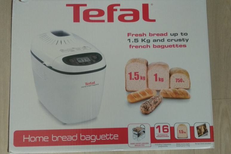Masina paine Tefal Home Bread Baguette 1500 g, 16 programe