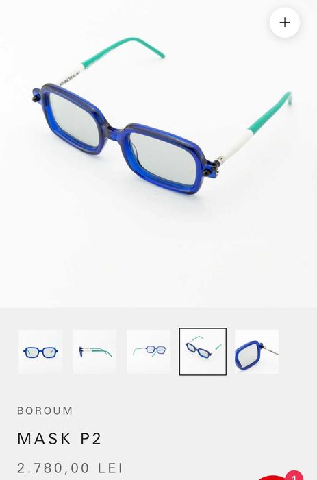 Kuboraum ochelari  unisex, autentici, retail 550 euro