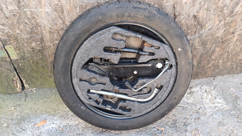 Rezerva slim audi vw completa cu cric ,cheie Import Germania