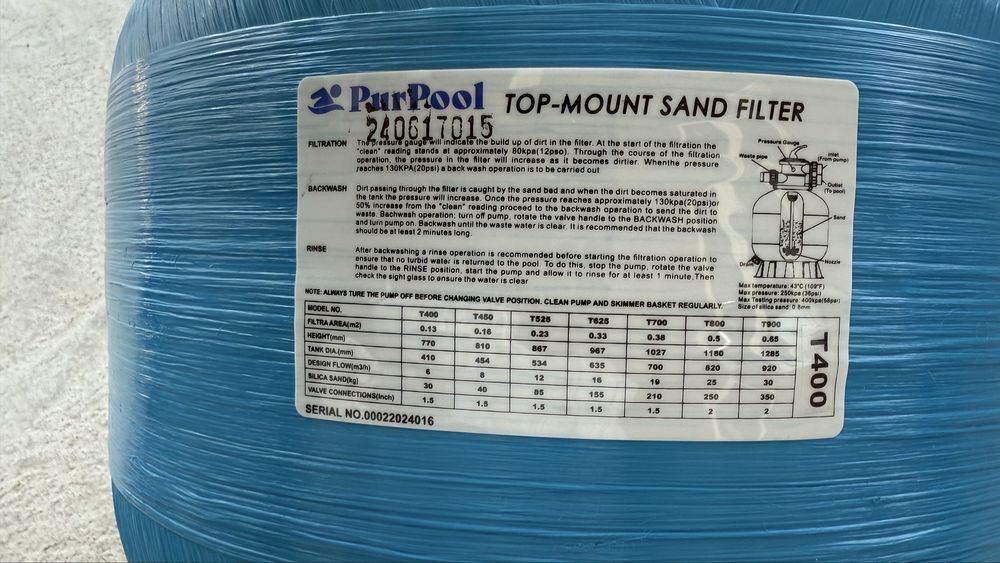 Filter basseyn uchun