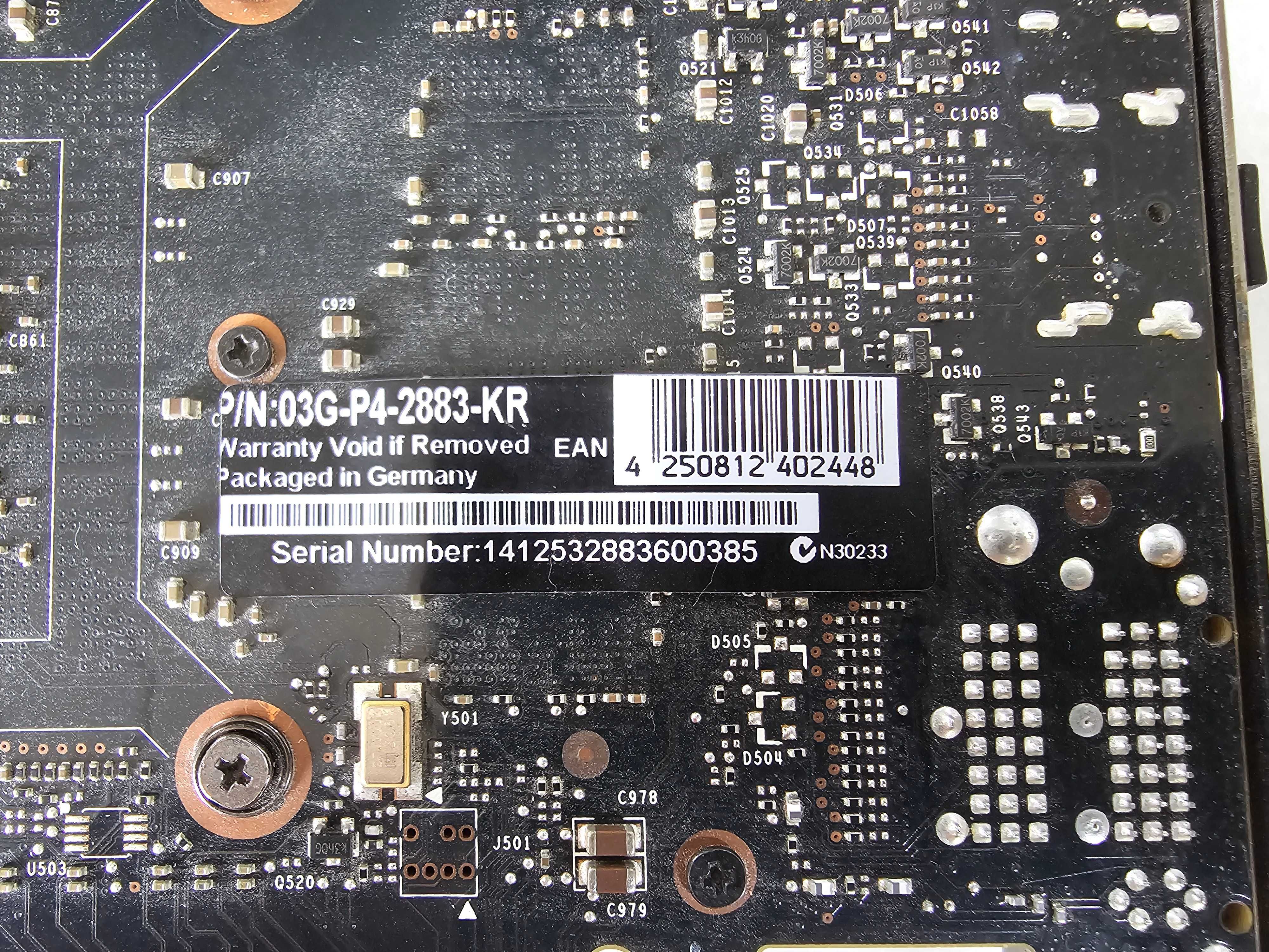 Продавам 3GB EVGA GTX 780 Ti 03G-P4-2881-KR GDDR5 Graphics Card